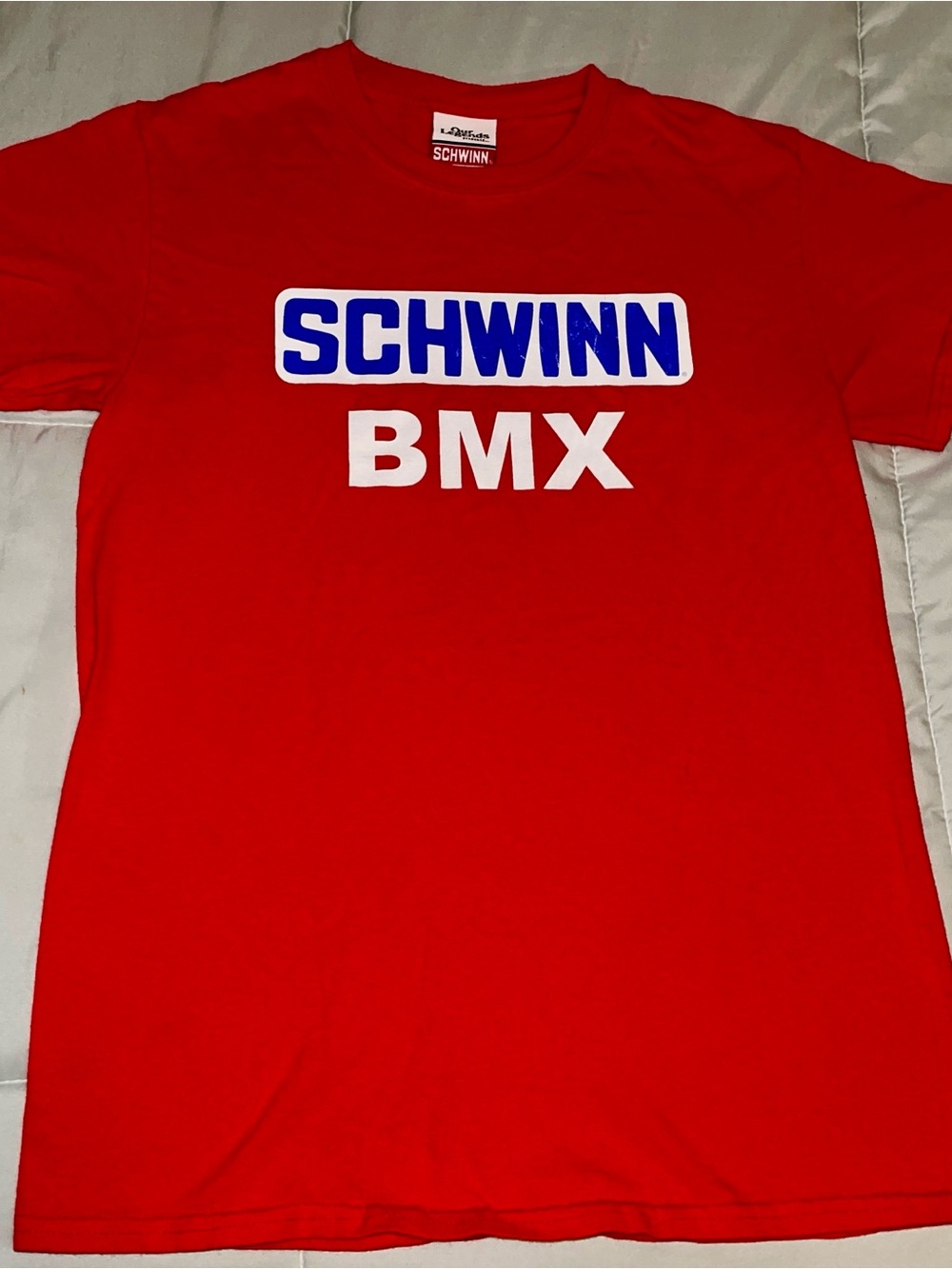 Schwinn BMX Red Logo Tee kids size small